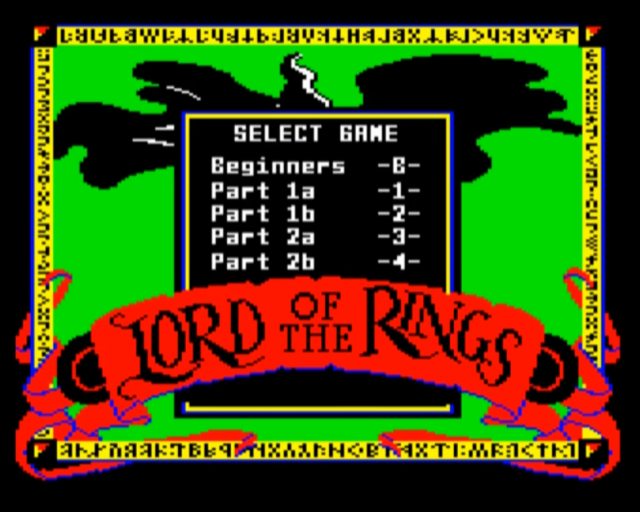 Lord of the Rings - Game One — sstitle (EU)