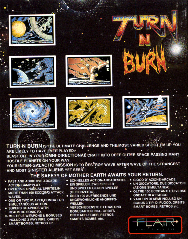 Turn N' Burn — box-2D-back (EU)