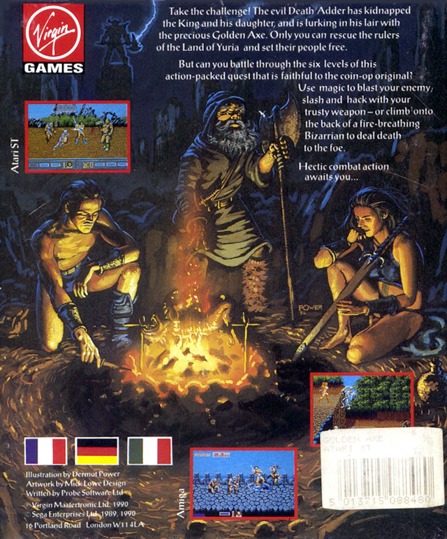 Golden Axe — box-2D-back (EU)