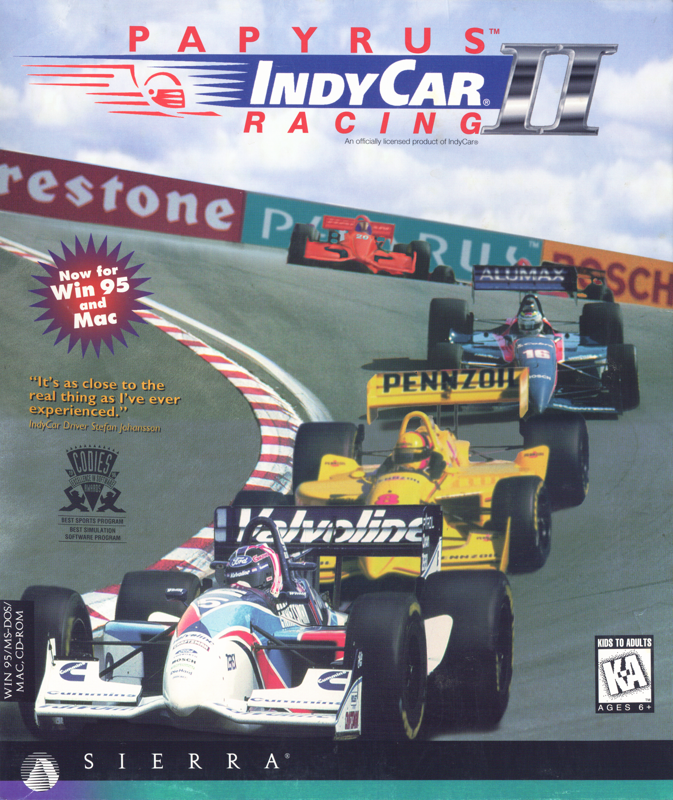 Indycar Racing 2 box art