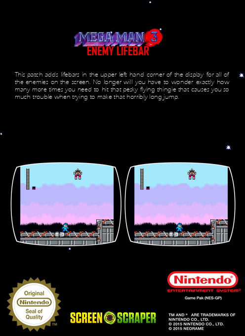MegaMan III : Enemy Lifebar — box-2D-back (SS)