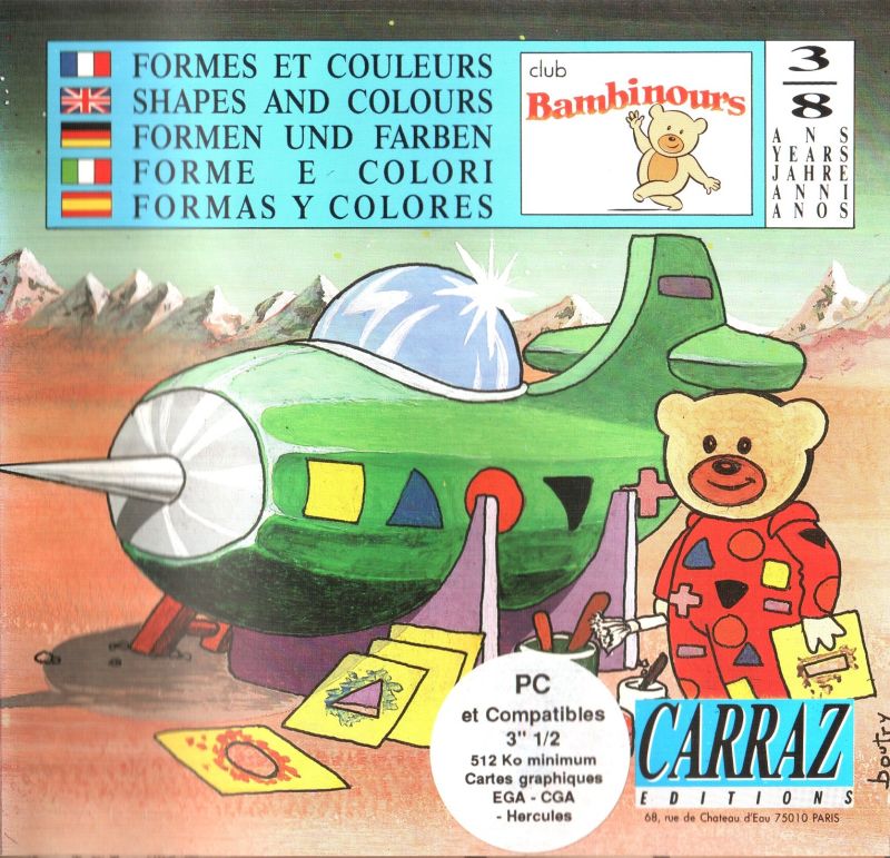 Gaminours : Shapes and Colors box art