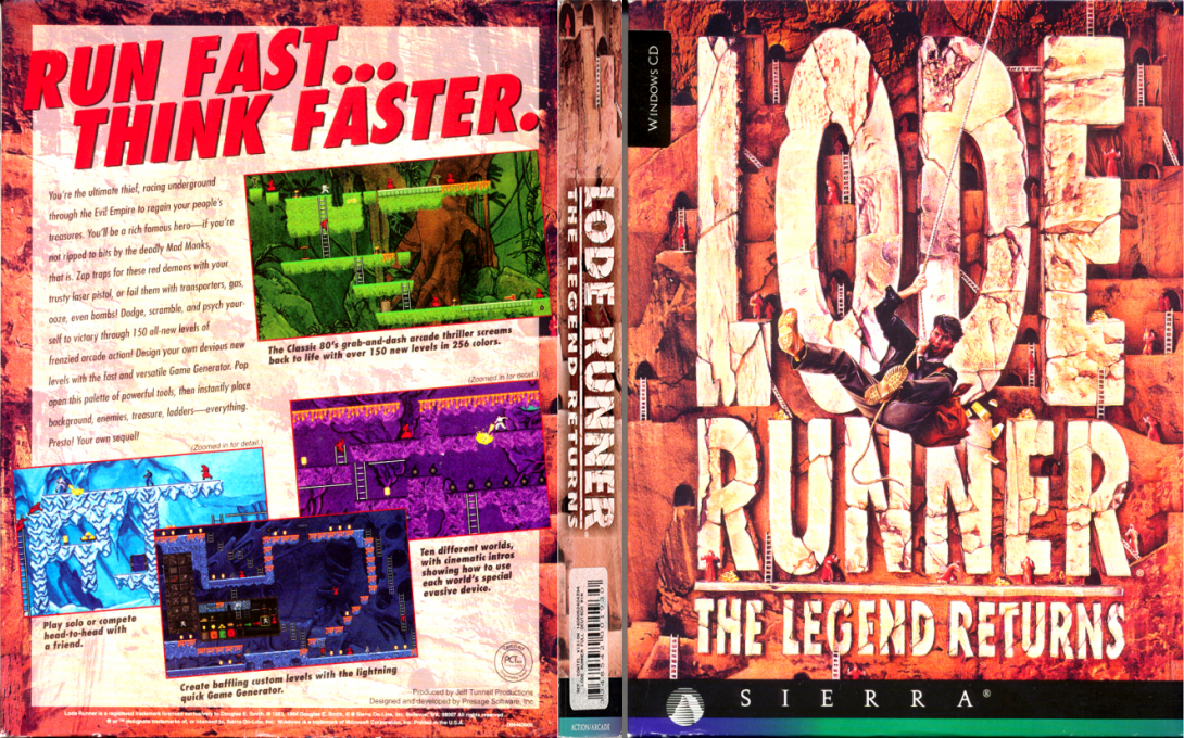 Lode Runner - The Legend Returns — box-texture (US)