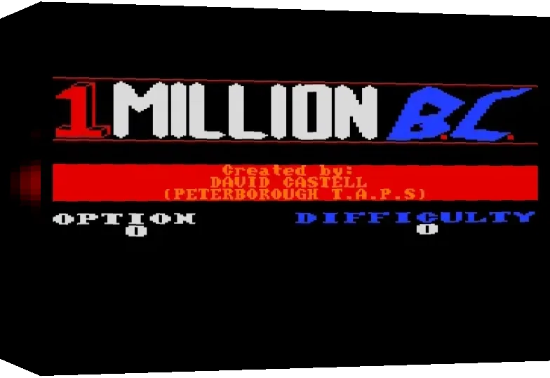 Voyage Through Time - 1 Million B.c. — box-3D (WOR)