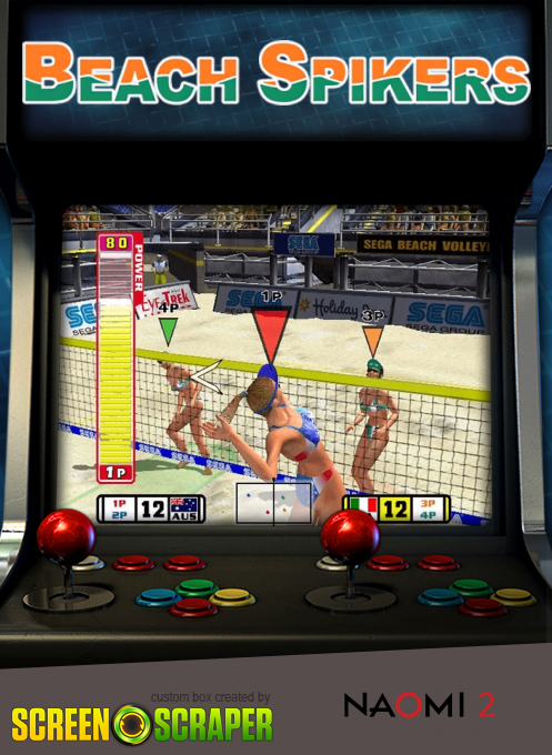 Beach Spikers: Virtua Beach Volleyball — box-2D (SS)