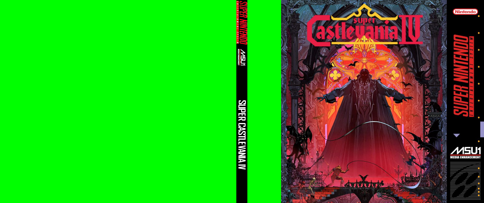 Super Castlevania IV — box-texture (US)
