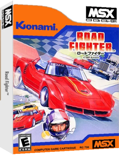 Road Fighter — box-3D (JP)