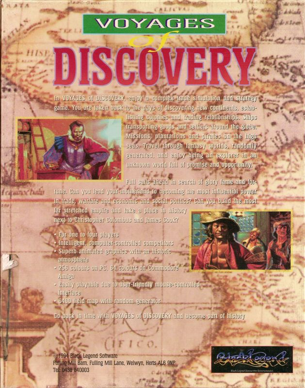 Voyages of Discovery — box-2D-back (EU)