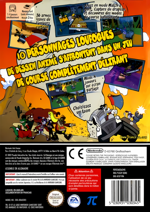 Cel Damage — box-2D-back (FR)