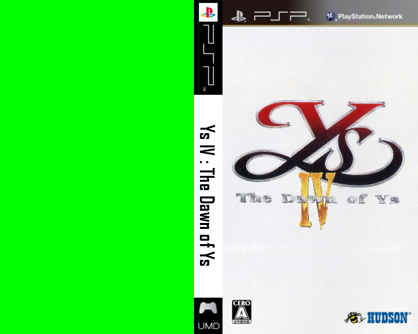 Ys IV - The Dawn of Ys — box-texture (JP)