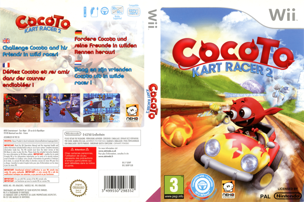 Cocoto Kart Racer 2 — box-texture (EU)