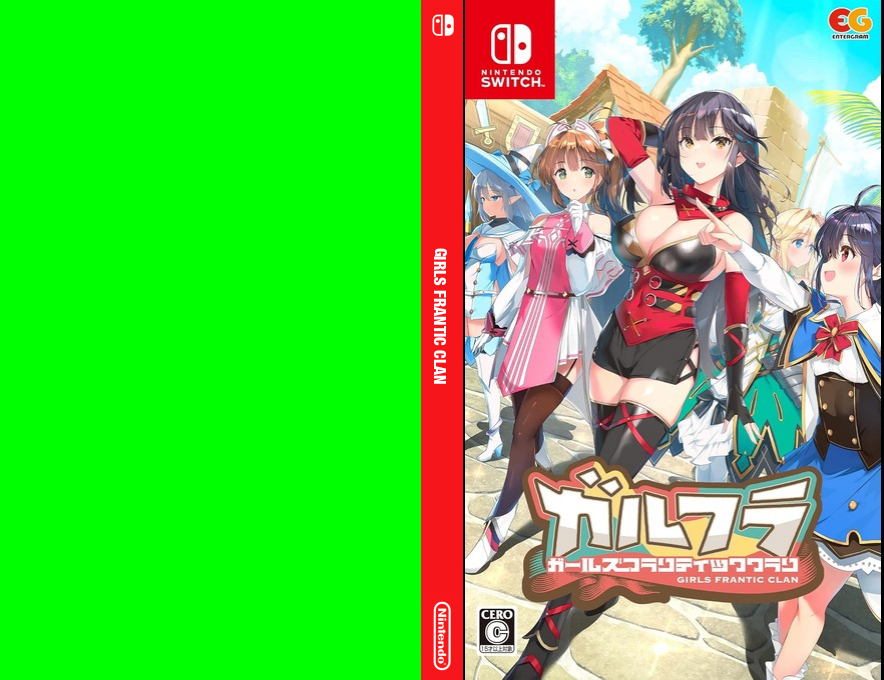 Girls Frantic Clan — box-texture (JP)