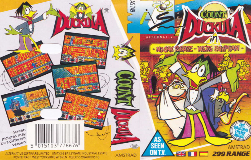 Count Duckula In No Sax Please - We're Egyptian — box-texture (EU)