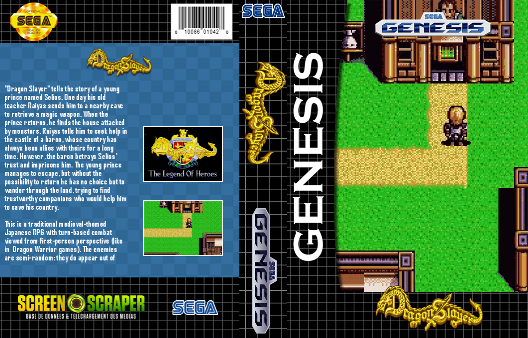 Dragon Slayer - Eiyuu Densetsu — box-texture (SS)