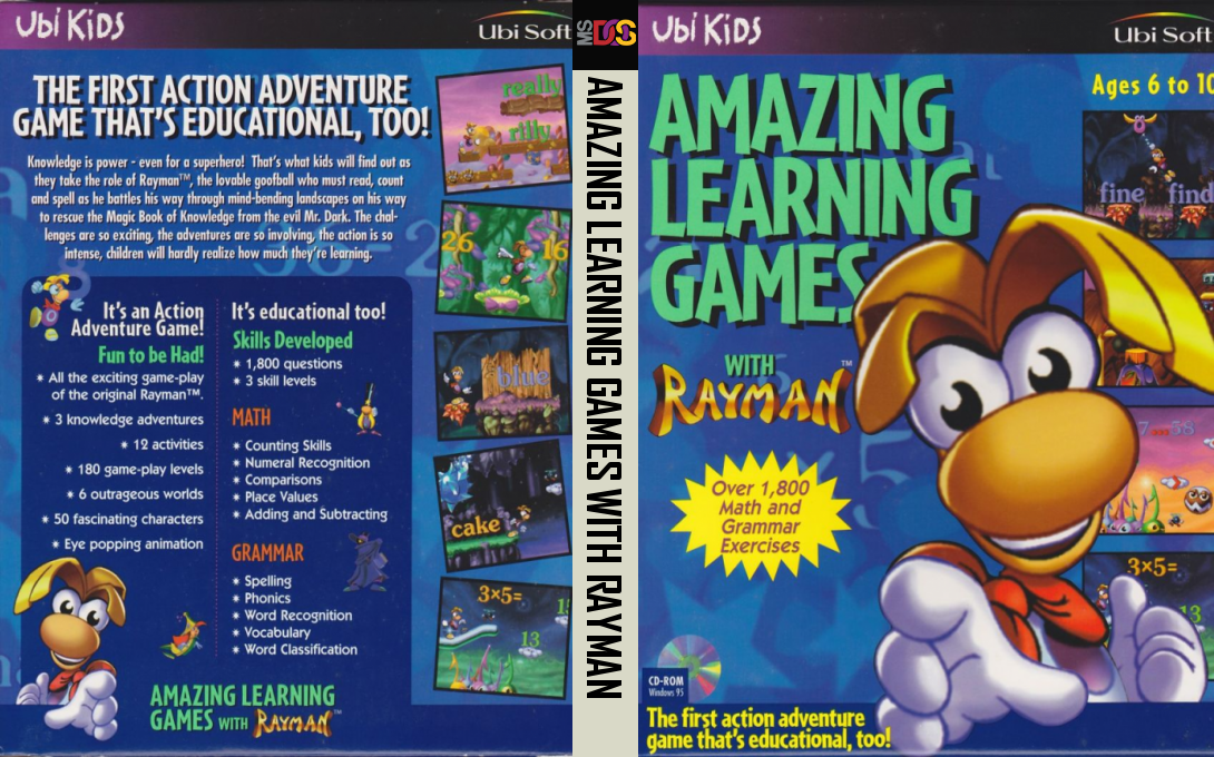 Amazing Learning Games With Rayman — box-texture (US)