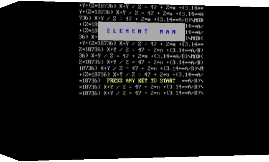 Element Man — box-3D (WOR)