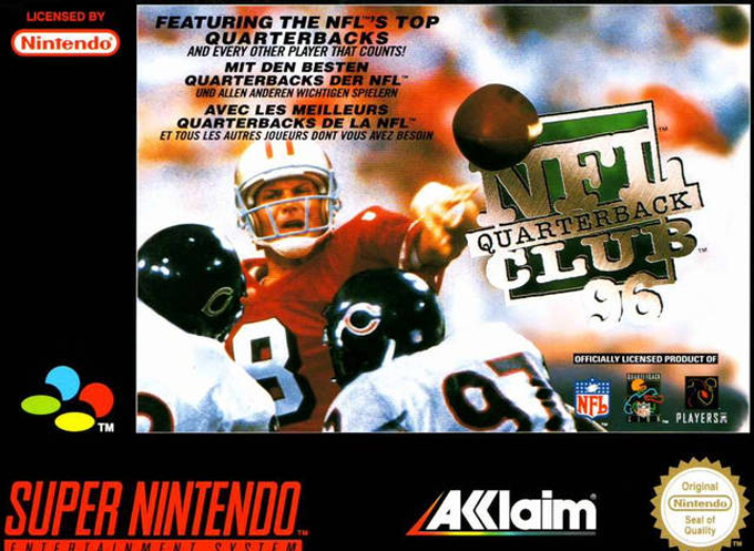NFL Quarterback Club 96 — box-2D (EU)