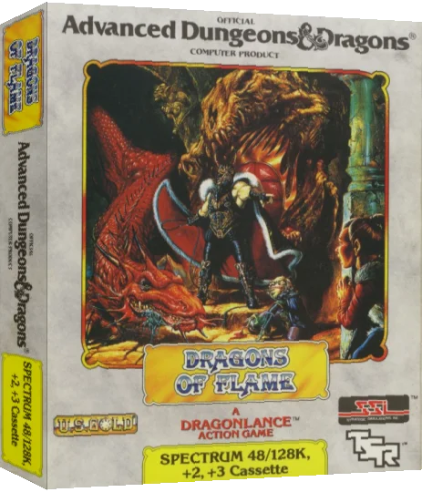 Dragons Of Flame — box-3D (EU)