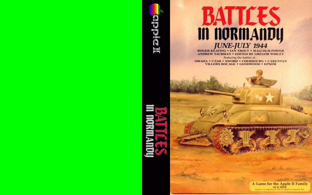 Battles in Normandy — box-texture (US)