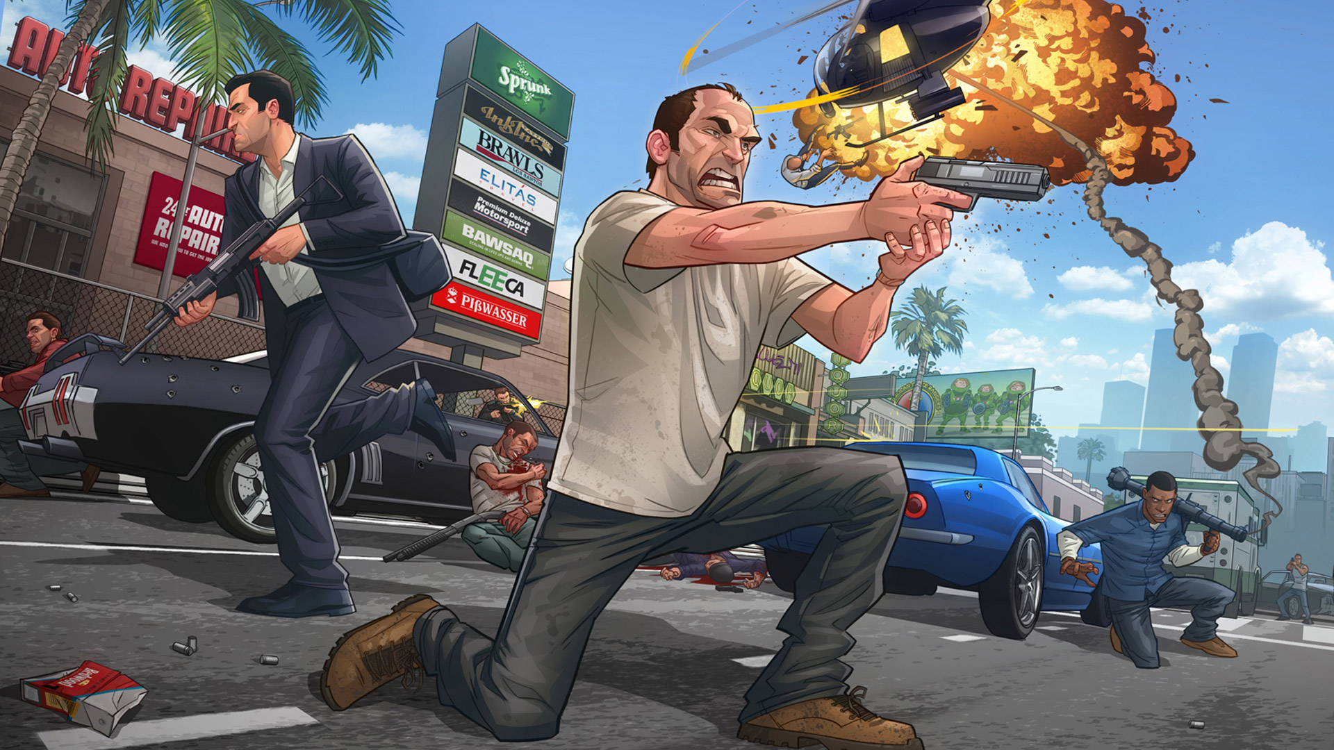 Grand Theft Auto V — fanart
