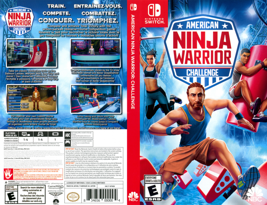 American Ninja Warrior — box-texture (CA)