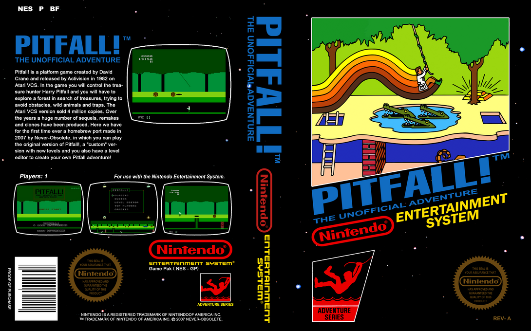 Pitfall! - The Unofficial Adventure — box-texture (WOR)