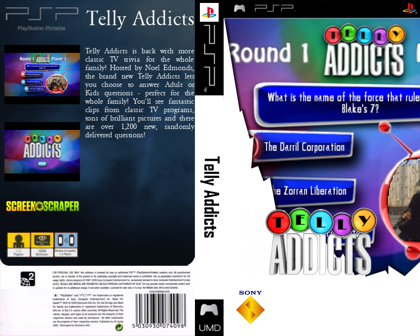 Telly Addicts — box-texture (SS)