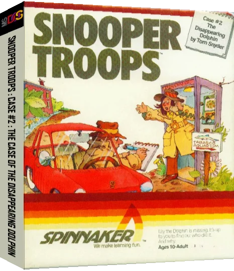 Snooper Troops - Case #2 - The Case of the Disappearing Dolphin — box-3D (US)