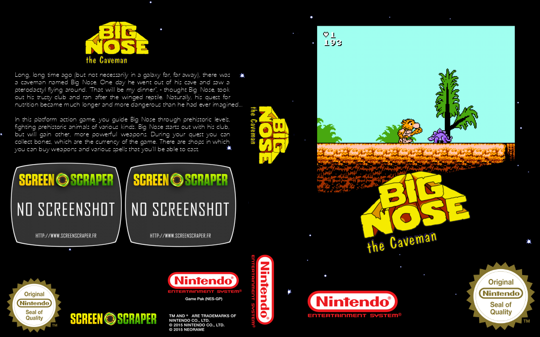 Big Nose the Caveman — box-texture (SS)