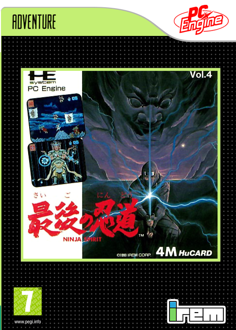Ninja Spirit — box-2D (EU)