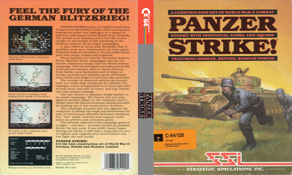 Panzer Strike — box-texture (US)