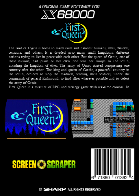 First Queen — box-2D-back (SS)