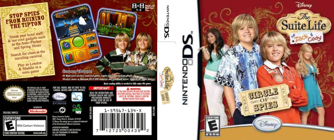 Suite Life of Zack & Cody, The - Circle of Spies — box-texture (US)