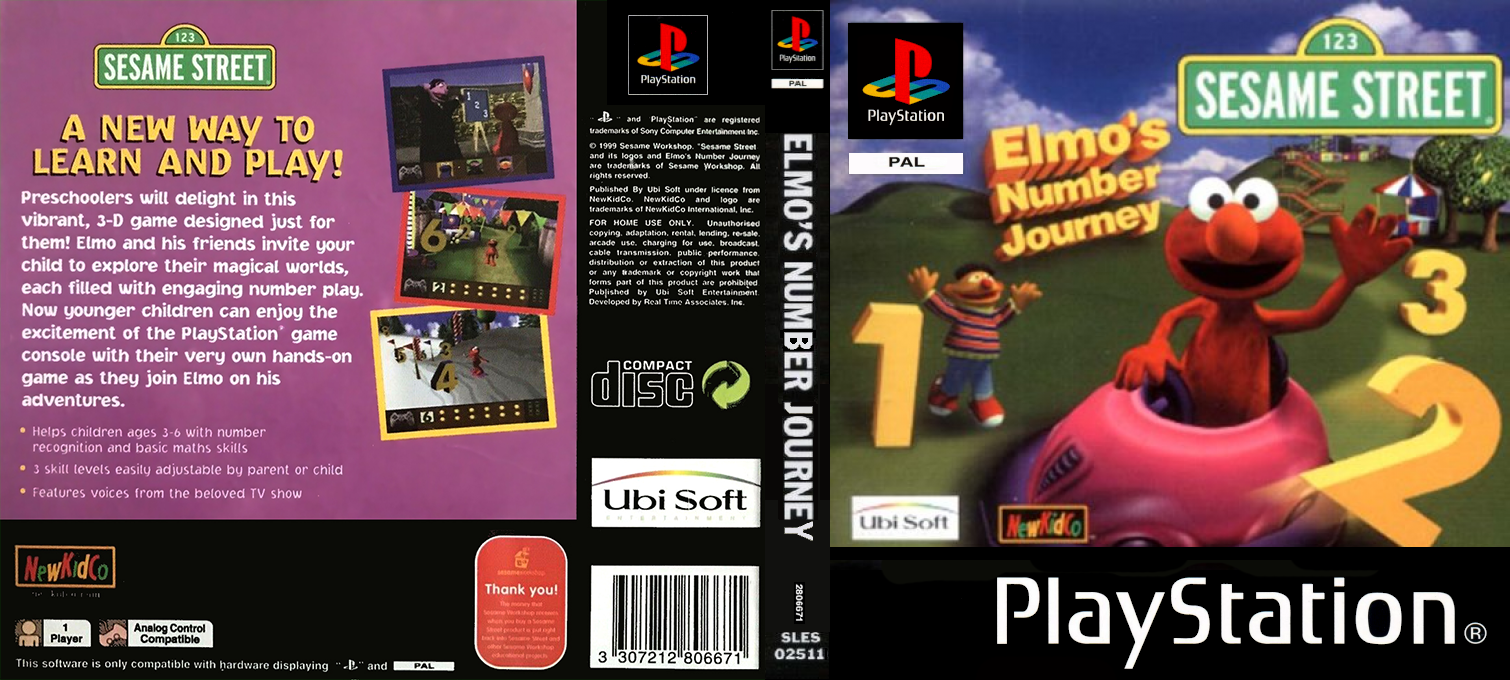 Sesame Street - Elmo's Number Journey — box-texture (EU)
