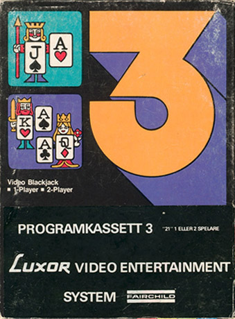 Videocart-3 - Video Blackjack — box-2D (SE)