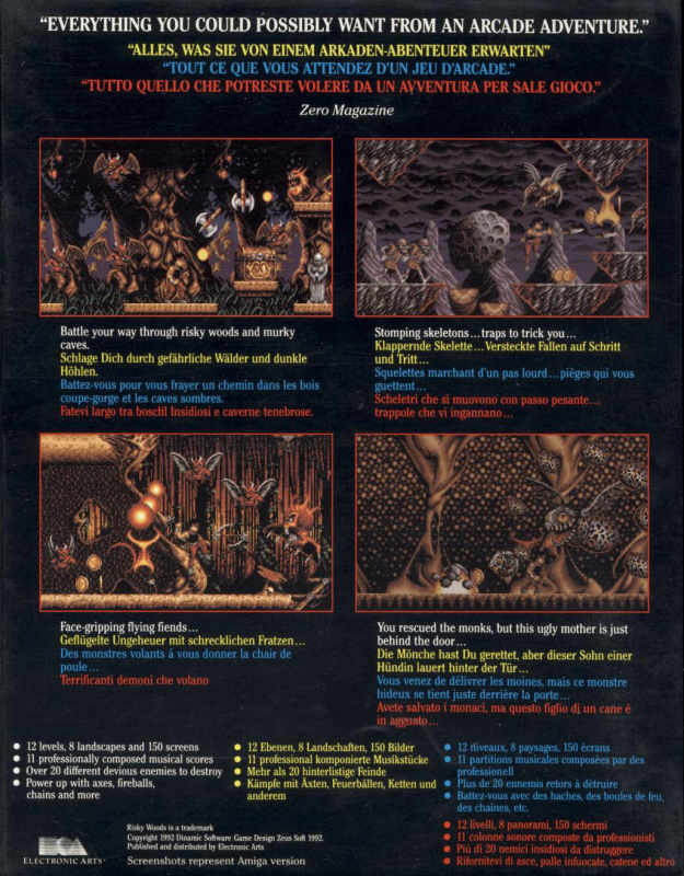 Risky Woods — box-2D-back (EU)