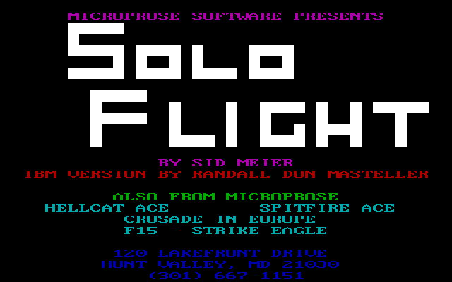 Solo Flight — sstitle (US)