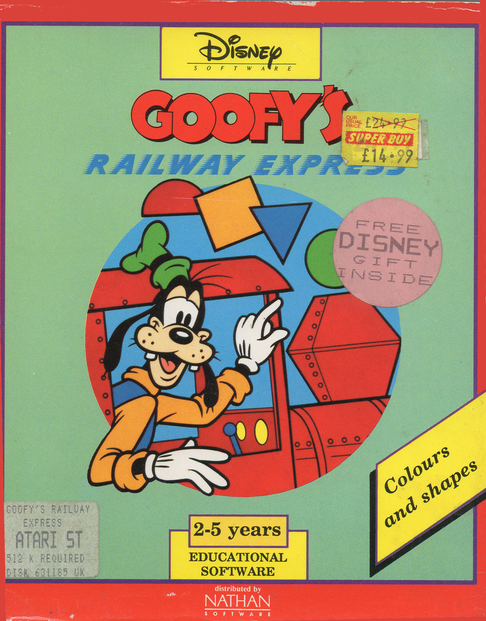 Goofy's Railway Express box art