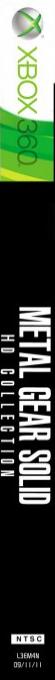 Metal Gear Solid - HD Collection — box-2D-side (US)