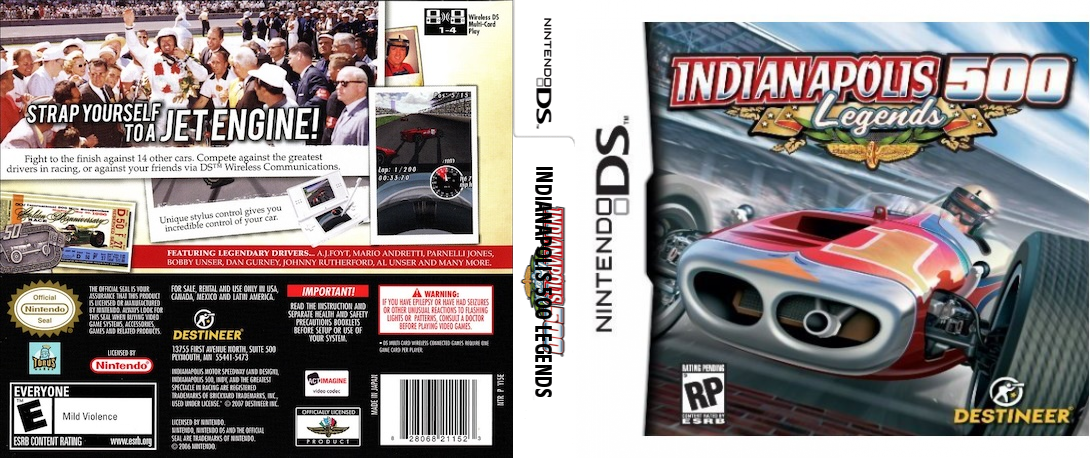 Indianapolis 500 Legends — box-texture (US)