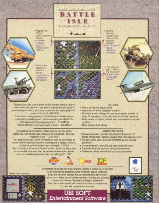 Battle Isle — box-2D-back (EU)