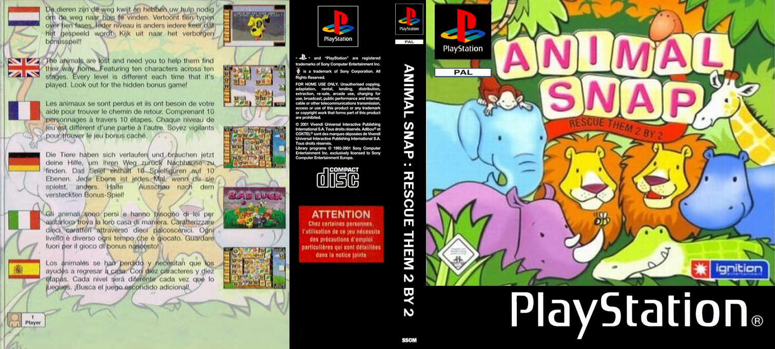 Animal Snap - Rescue Them 2 by 2 — box-texture (EU)
