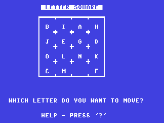 Letter Square — ss (WOR)