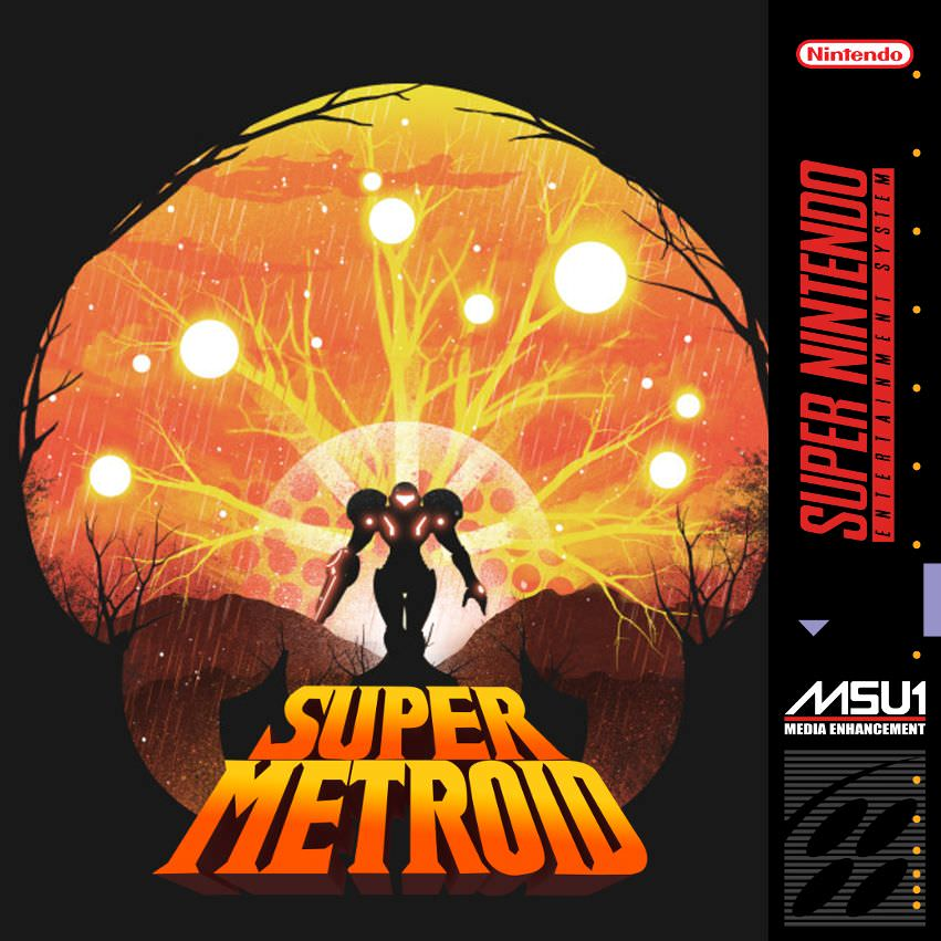 Super Metroid box art
