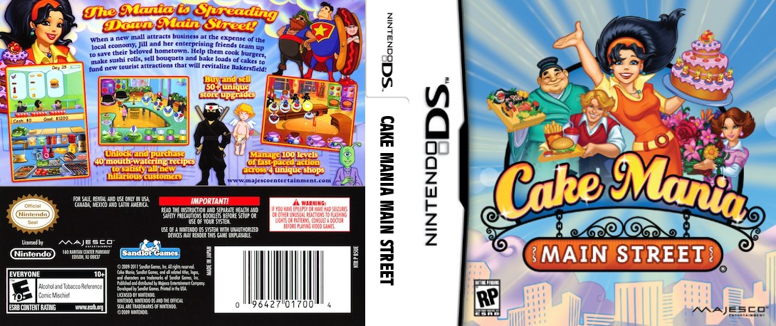 Cake Mania - Main Street — box-texture (US)