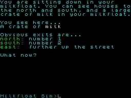 The Advanced Milkfloat Simulator — ss (WOR)