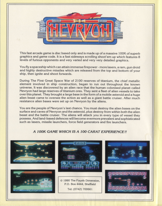 Nevryon — box-2D-back (EU)