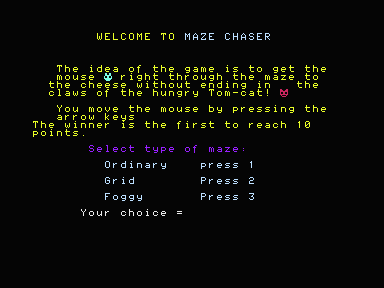 Maze Chaser — sstitle (WOR)