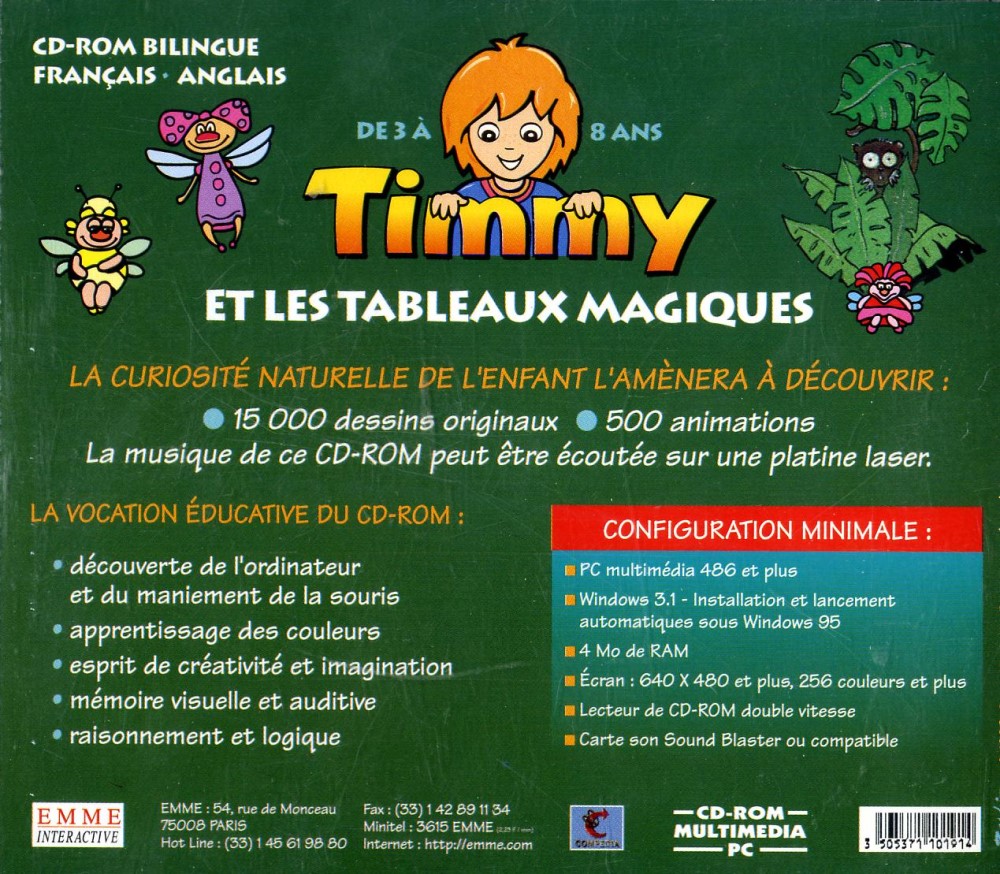 Timmy and the Magic Pictures — box-2D-back (WOR)