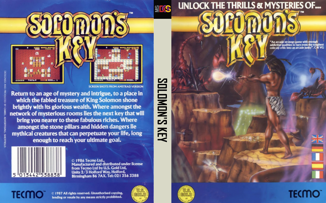 Solomon's Key — box-texture (EU)